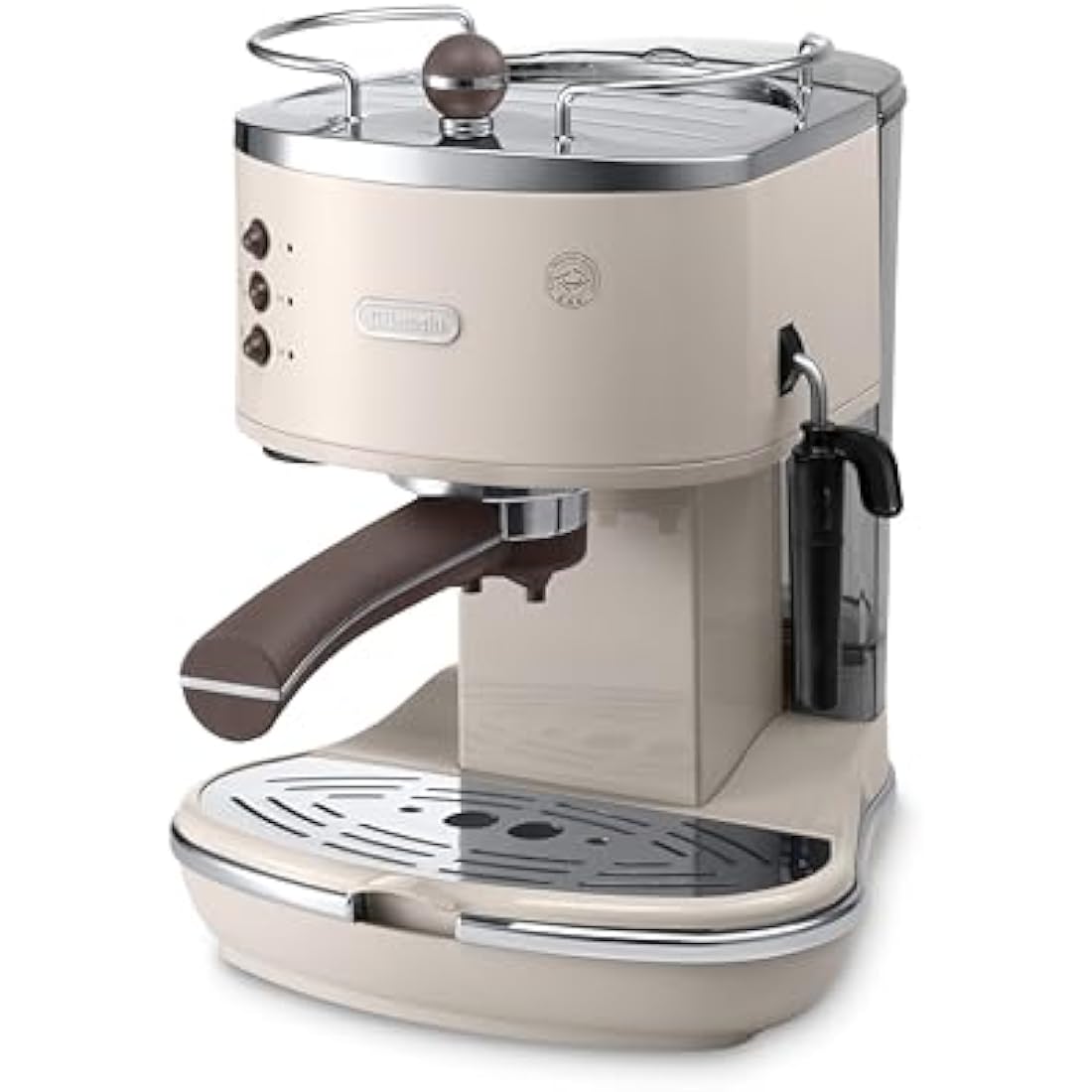 De'Longhi Vintage Icona Traditional Barista Pump Espresso Machine, Coffee and Cappuccino Maker, ECOV311BG, 1.4 liters, Cream
