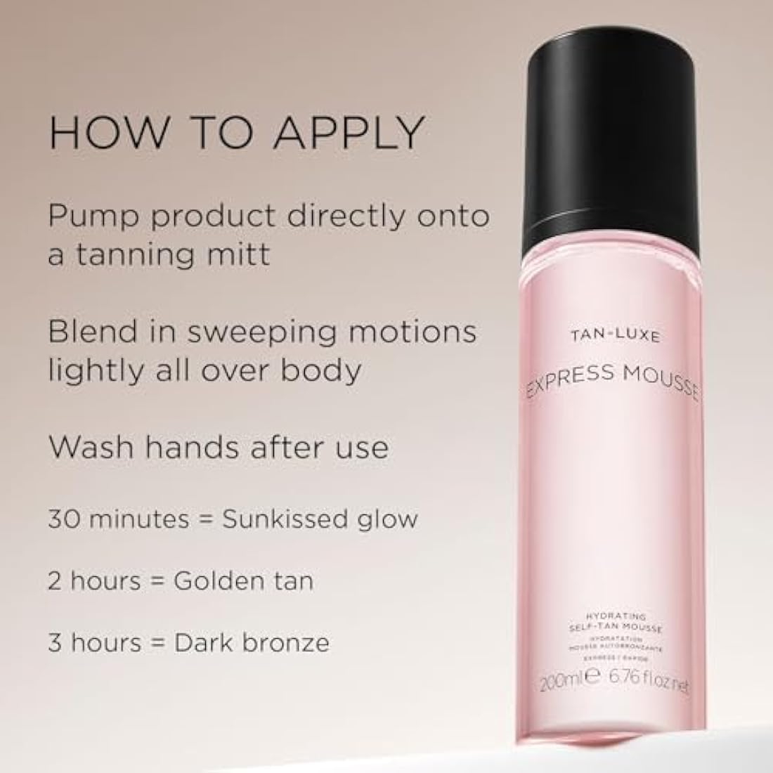 TAN-LUXE Express Self-Tanning Mousse 200ml