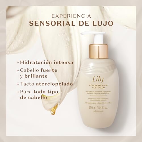 Condicionador Acetinado Lily, 250ml By O Boticário