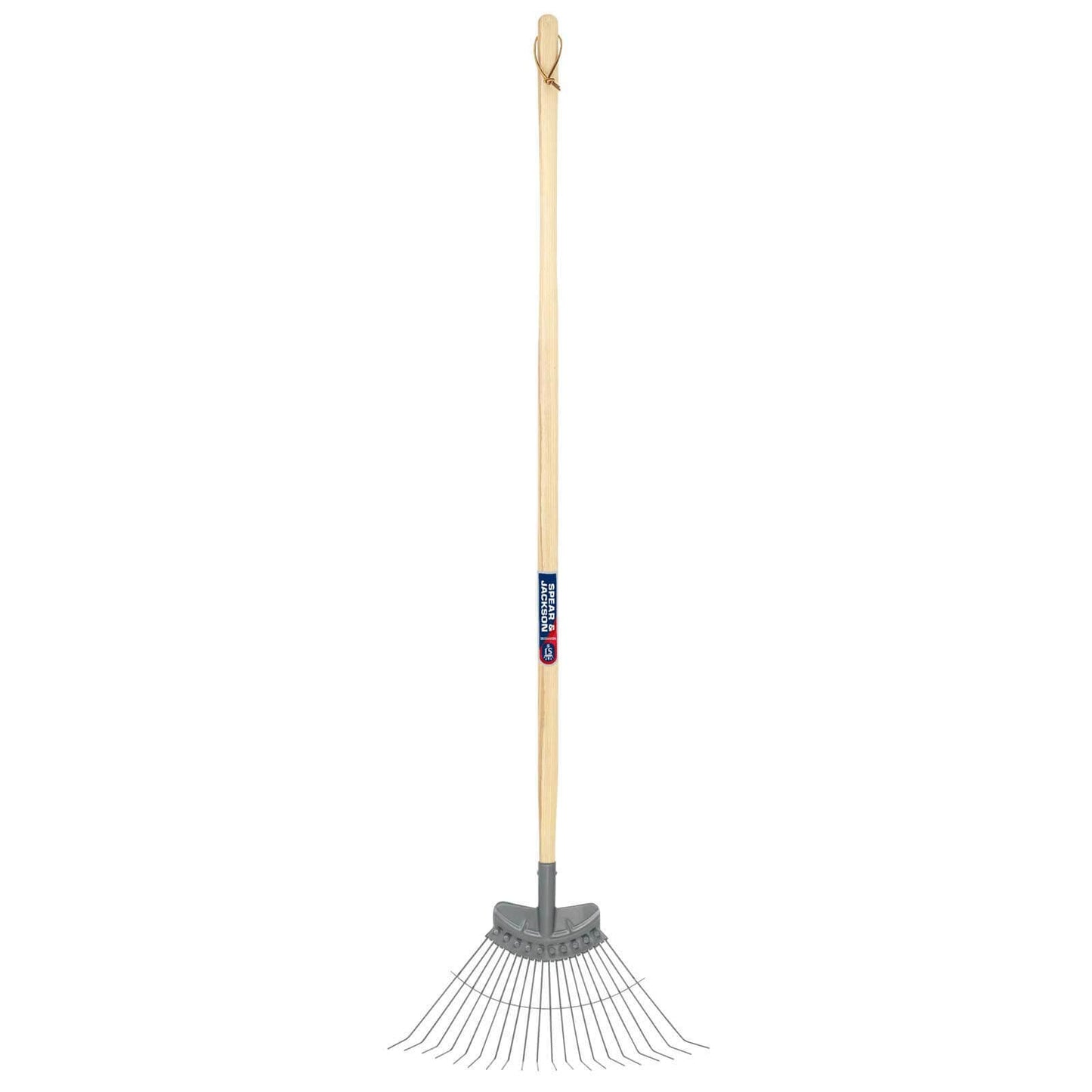 Spear & Jackson 3872HD Neverbend Professional Heavy Duty 48" Flexo Lawn Rake, Grey