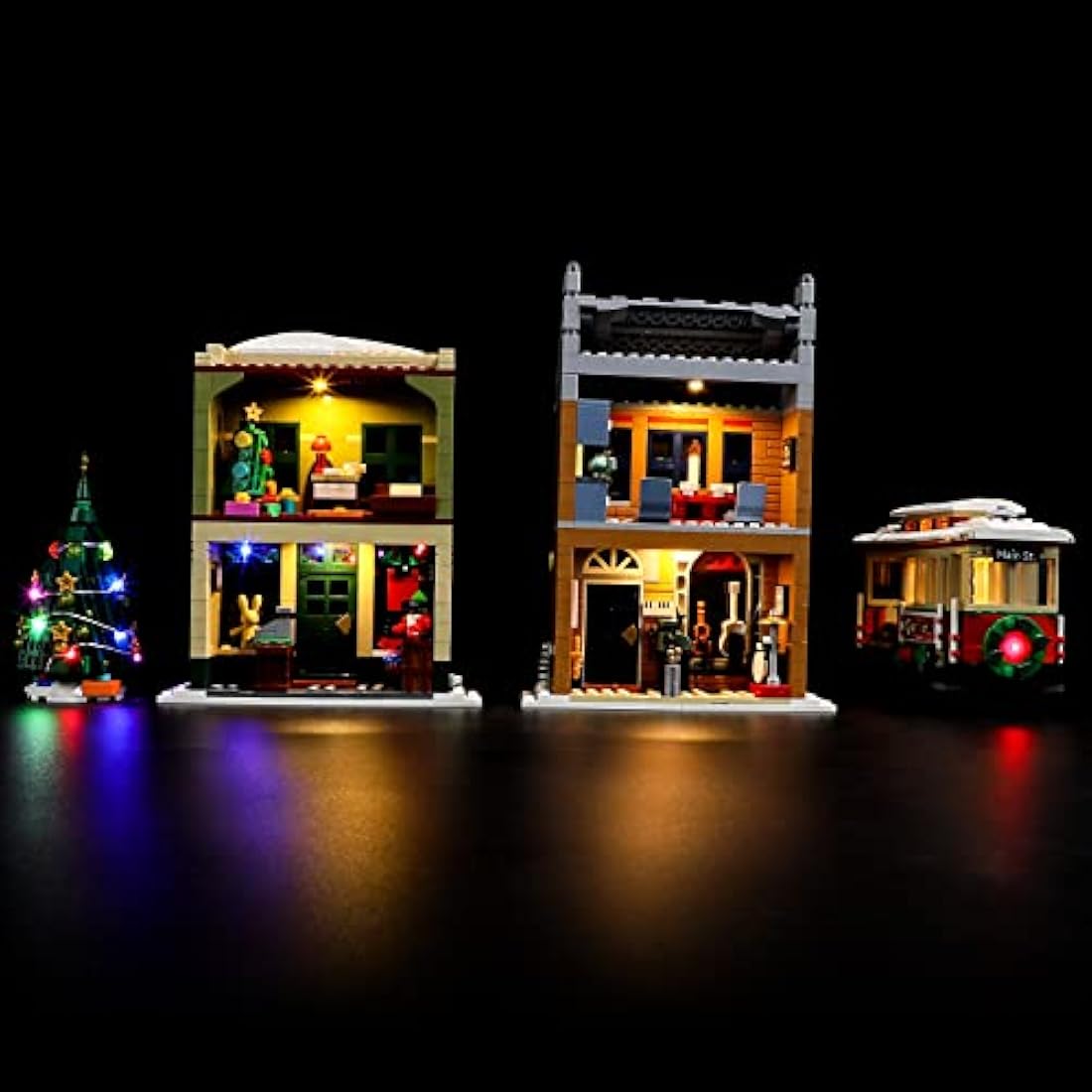BRIKSMAX Led Lighting Kit for LEGO-10308 Holiday Main Street - Compatible with Lego Icons Building Blocks Model- Not Include the Lego Set