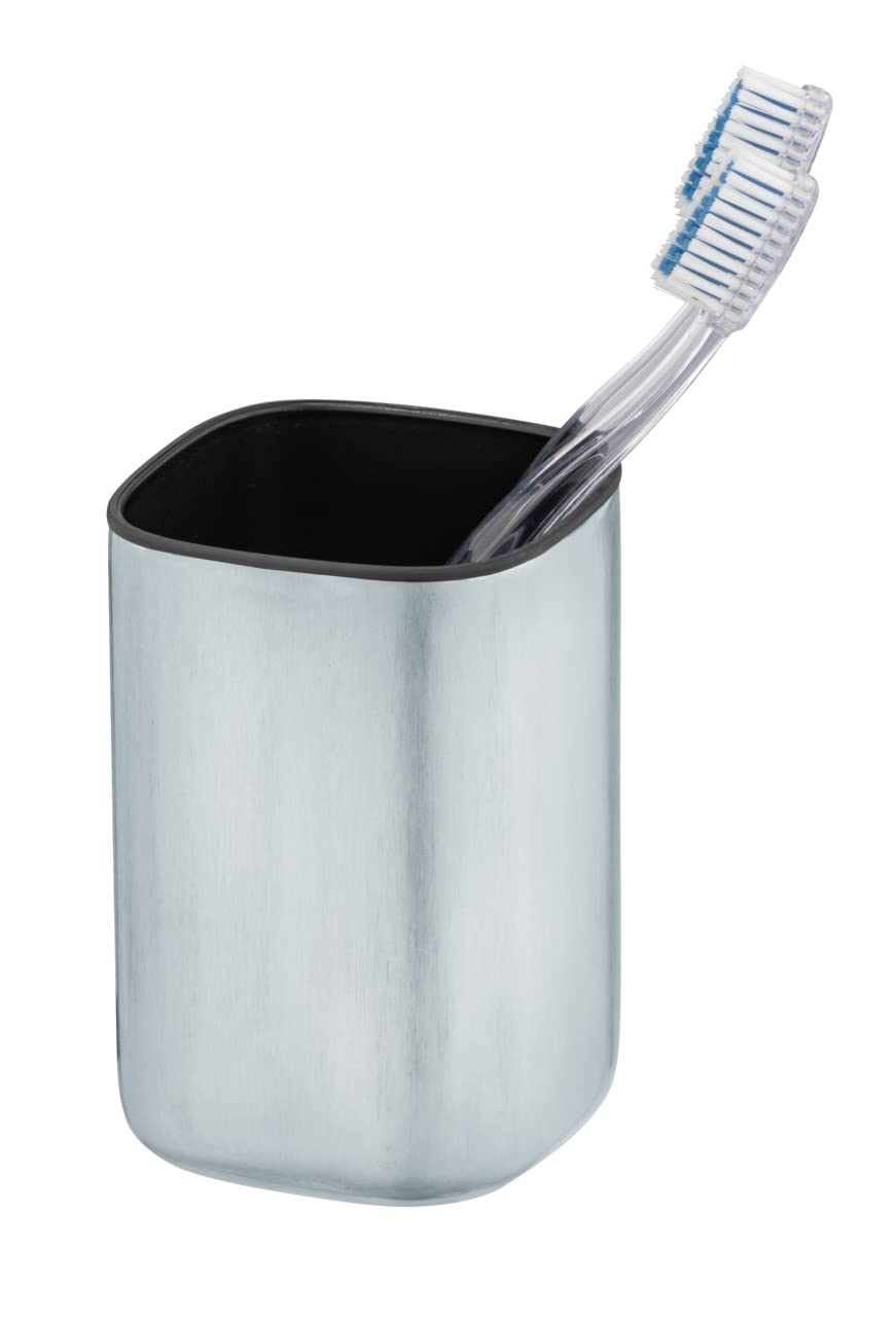 WENKO x, Stainless Steel, Silver matt, 10.5 x 7 x 7 cm