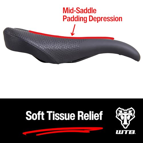 WTB Pure Medium Cromoly Black Saddle, Cromoly/Black