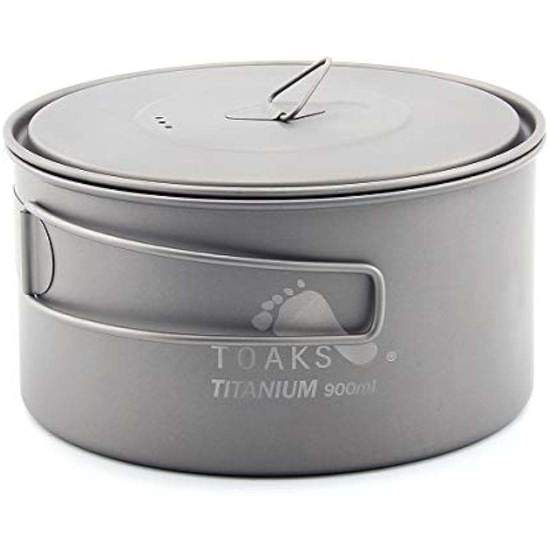 TOAKS Titanium Camping Pot Cup(375ml, 450ml, 550ml, 650ml, 750ml, 800ml, 900ml) … (900ml[POT-900-D130])