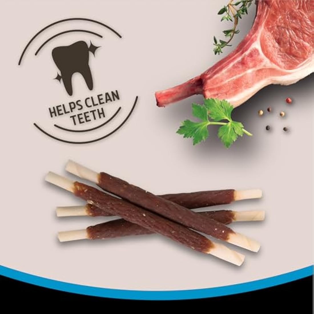 Rosewood Small Chewy Sticks for Dogs - Made with Lamb, Grain Free Chews, High Protein Dog Treats, By Pets Unlimited (8pc, 72g)