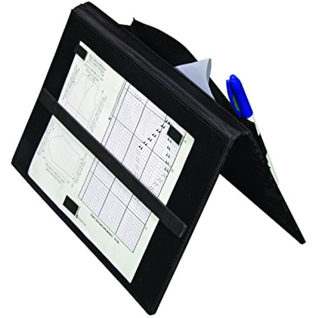 KnitPro KP10730 Magma Knitting Chart Keeper Fold Up Style, Black,50 x 2 x 30 cm