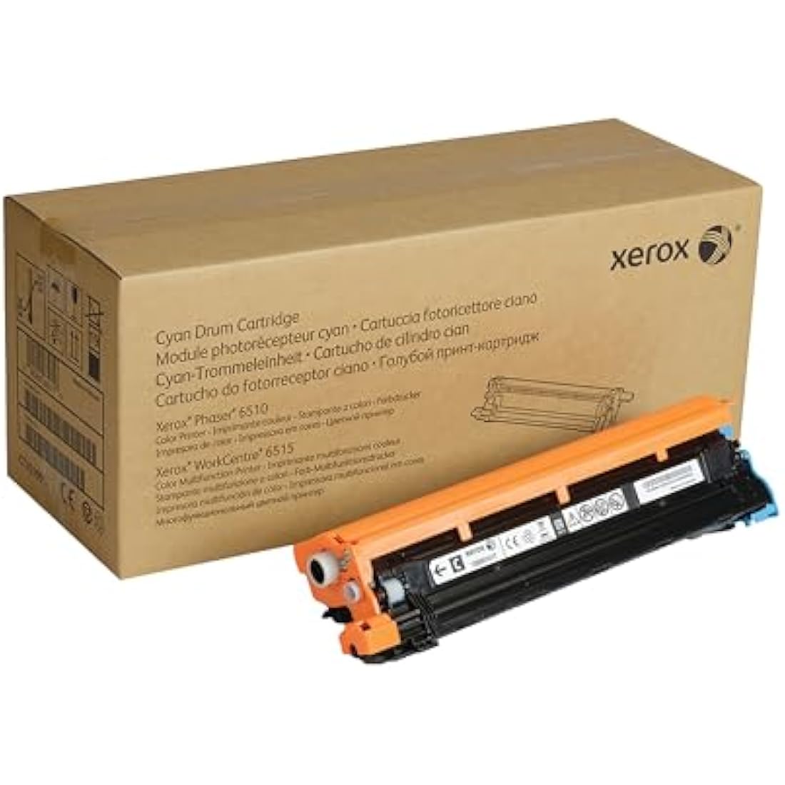 Xerox 108R01417 Genuine Cyan Drum Cartridge for WorkCentre 6510 and 6515 - 48,000 Page Yield
