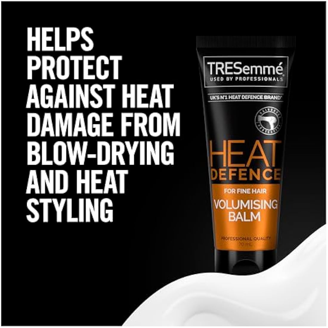 TRESemmé Heat Defence Hair Care Volumising Balm heat protection up to 230°C* for root-to-tip volume 6x 70 ml