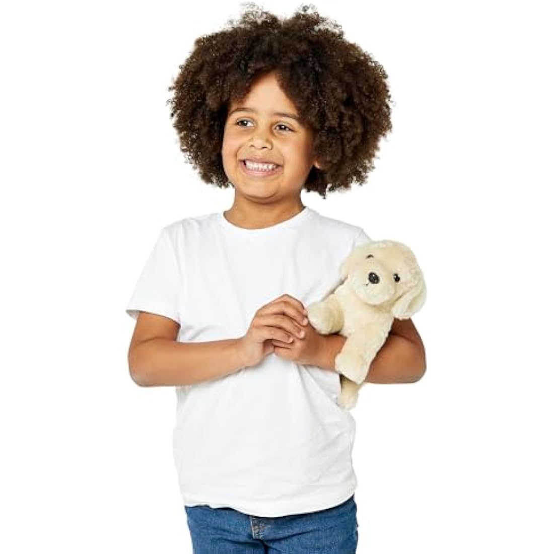 Zappi Co Labrador Plush Toy (25cm) - Friendly, Huggable Dog, Eco-Friendly, Ideal for Young Canine Fans, Recycled