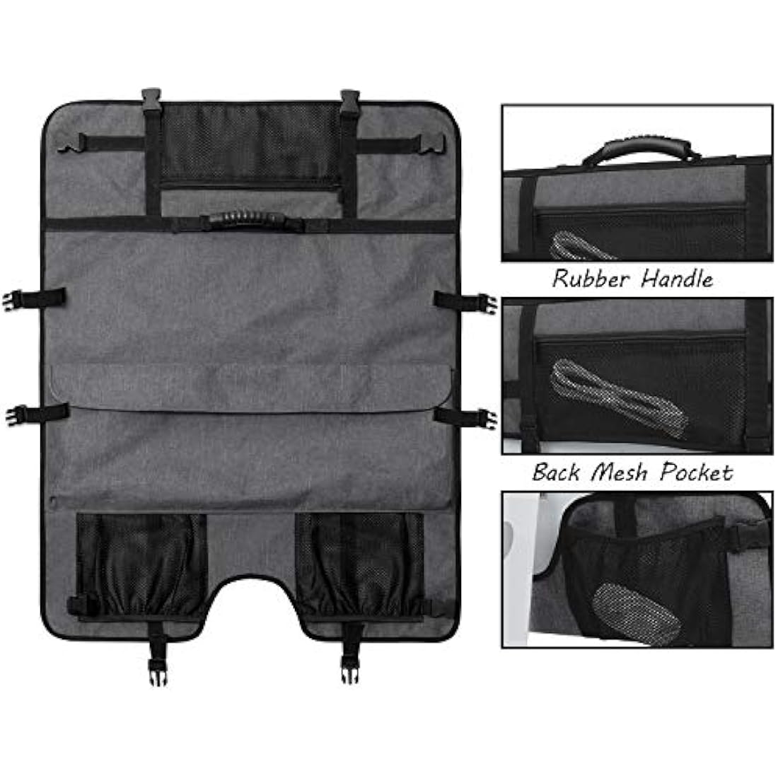 CURMIO Travel Carrying Bag for Apple iMac 21.5" and iMac 24" Desktop Computer, Protective Storage Case Monitor Dust Cover with Rubber Handle for 21.5" iMac Screen(Patent Pending), Grey