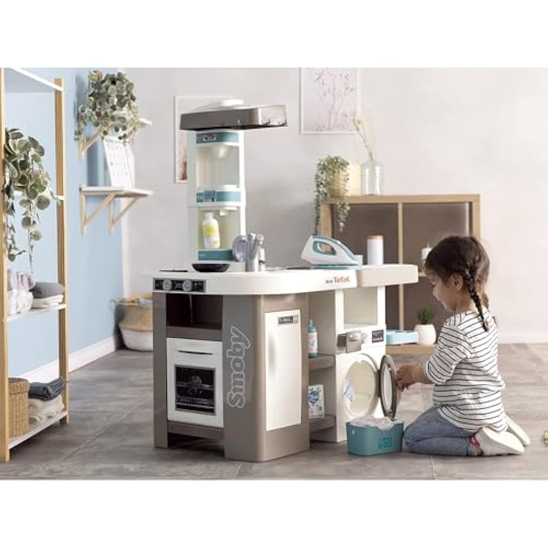 Smoby Tefal Studio Utility Kitchen – Play kitchen for children aged 3+ (7600311050)