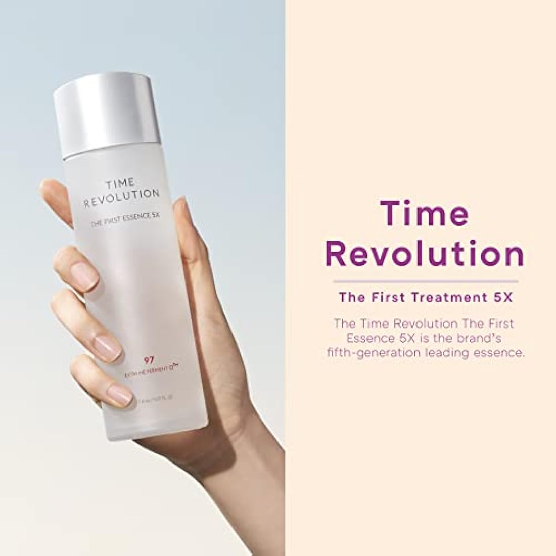 Missha Time Revolution The First Essence (5th Gen) 150ml Essence/Toner That moisturizes and Smoothes The skin Creating A clean Base