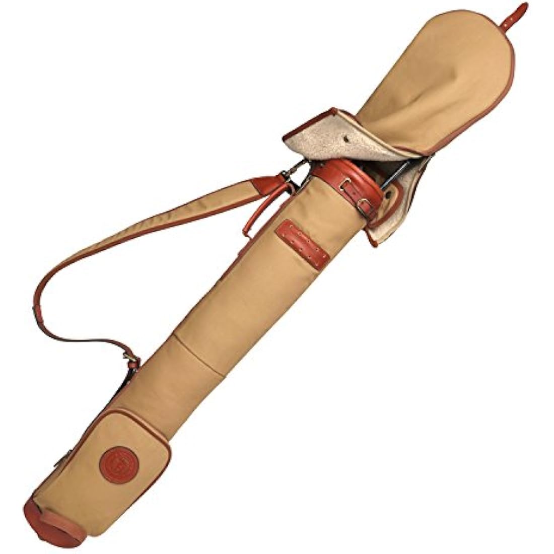 Tourbon Waterproof Canvas Carry Bag with Soft Padded Shoulder Strap for Golf Club