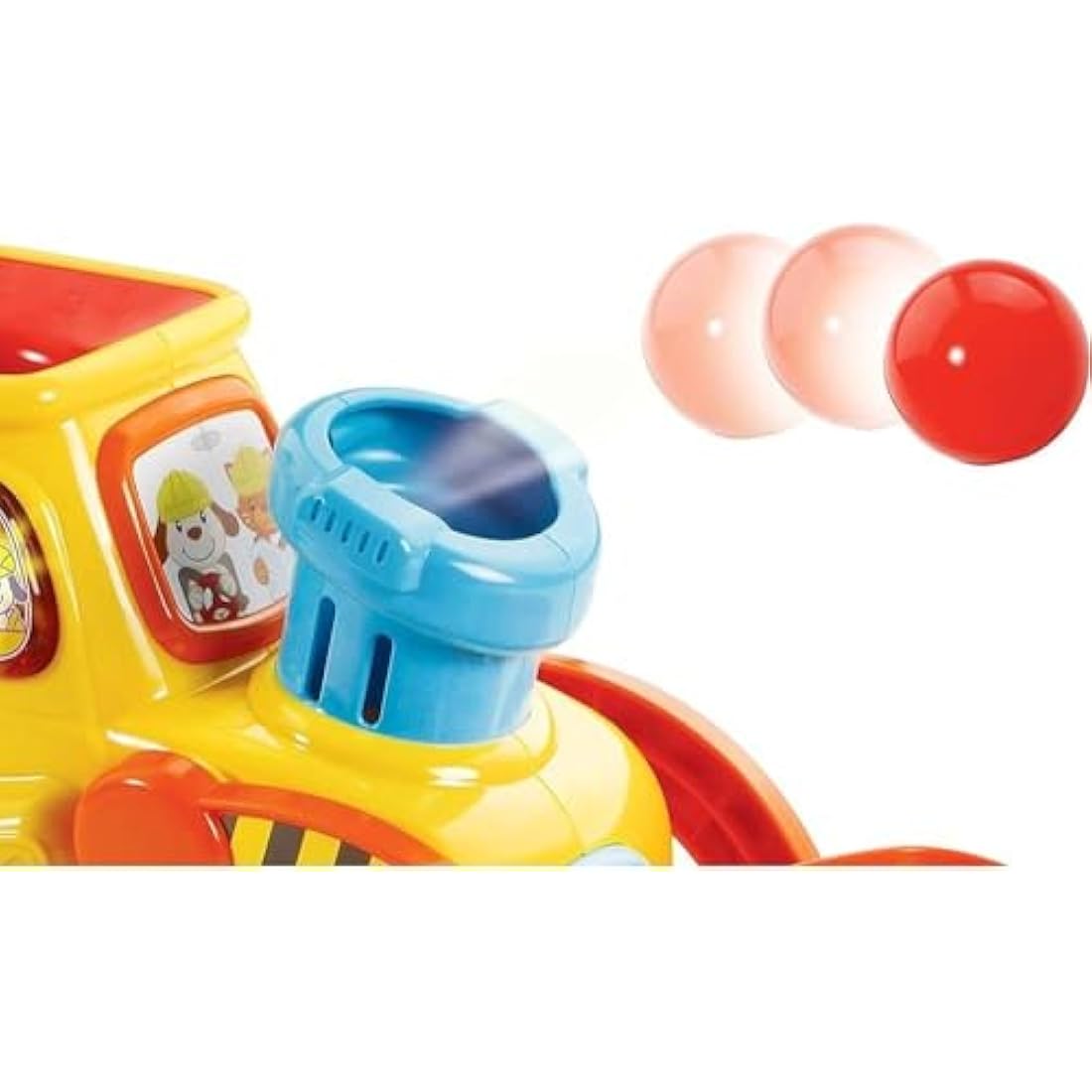 VTech POP and Drop Digger, Educational Push Along Digger for Toddler, Toy Gift for 12 Months to 2 3 Years Boys and Girls. English Version
