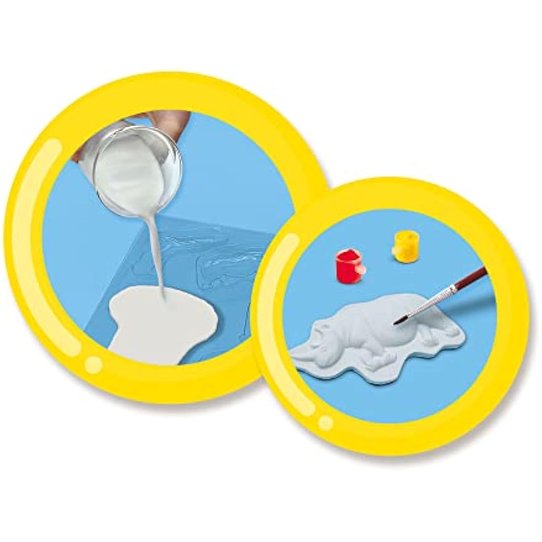 SES Creative 1132 Casting & Painting Animals, Mixed Colours, for 5 years to 9 years