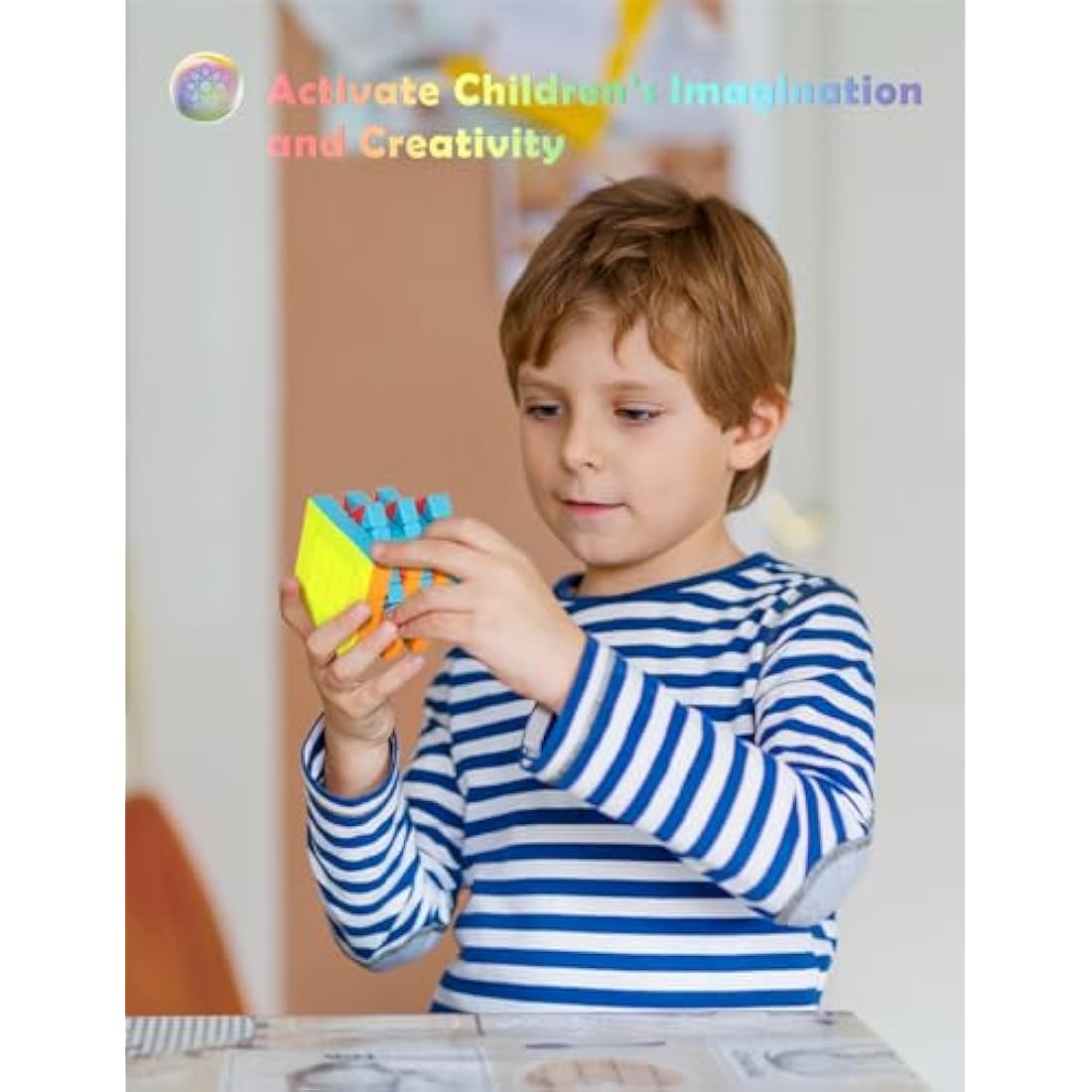 ROXENDA Speed Cube - Fast Smooth Turning Solid Durable & Stickerless Frosted, Best 3D Puzzle Magic Cube Toy - Turns Quicker than Original for kids Gift & Adult & Children(6x6x6 Cube)