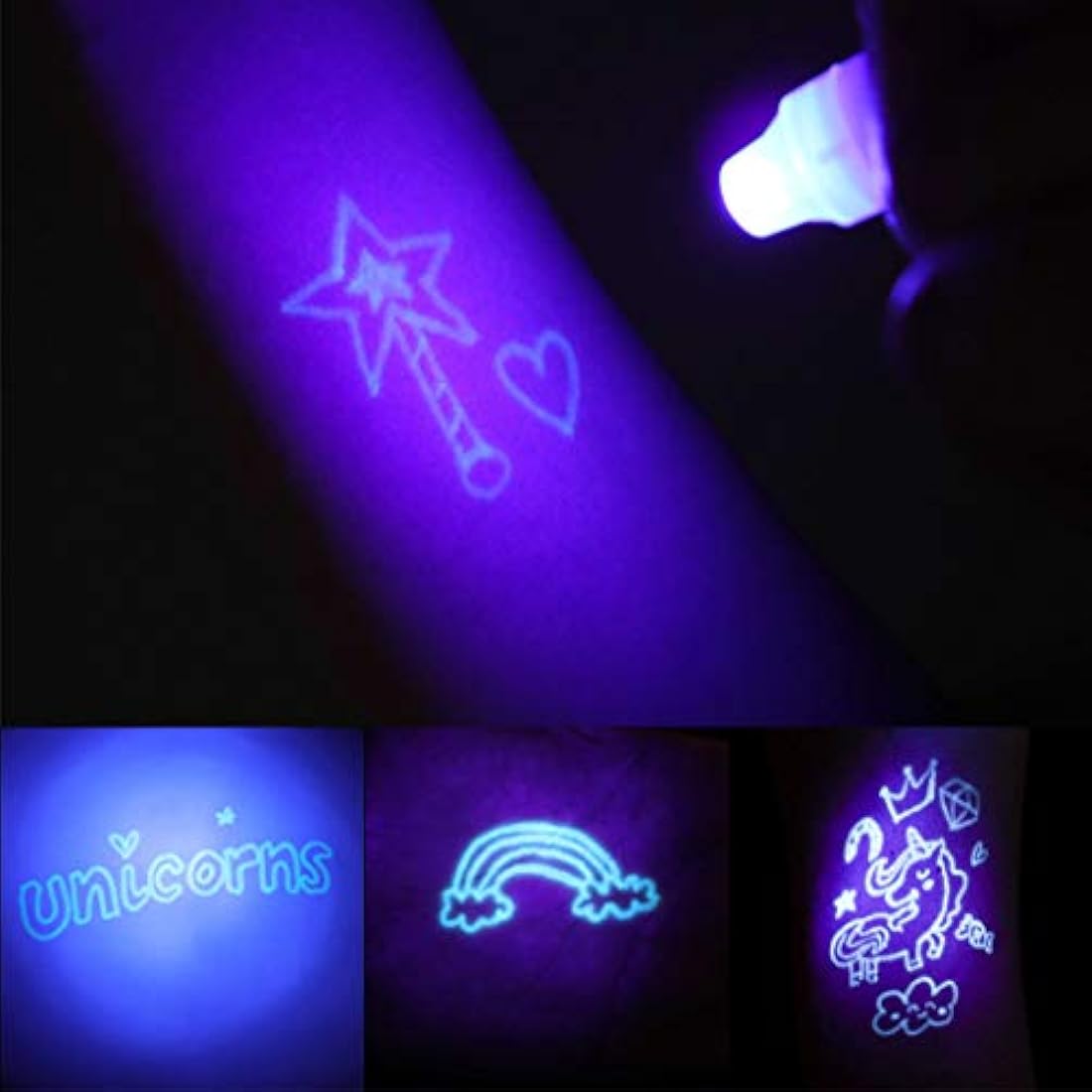 BONNYCO Invisible Ink Pen and Notebook, Pack 32 Unicorns Party Bags Filler & Pinata Toys | Unicorn Birthday Decorations | Stocking Fillers for Kids Birthday | School Prizes & Gifts for Children