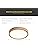 Schindora Wooden LED Ceiling Light,28W Warm White 3000K 2240 LM,Round Wood Ceiling Lights Ø40cm for Lounge Living Room Kitchen Dining Room Home Office Children's Room