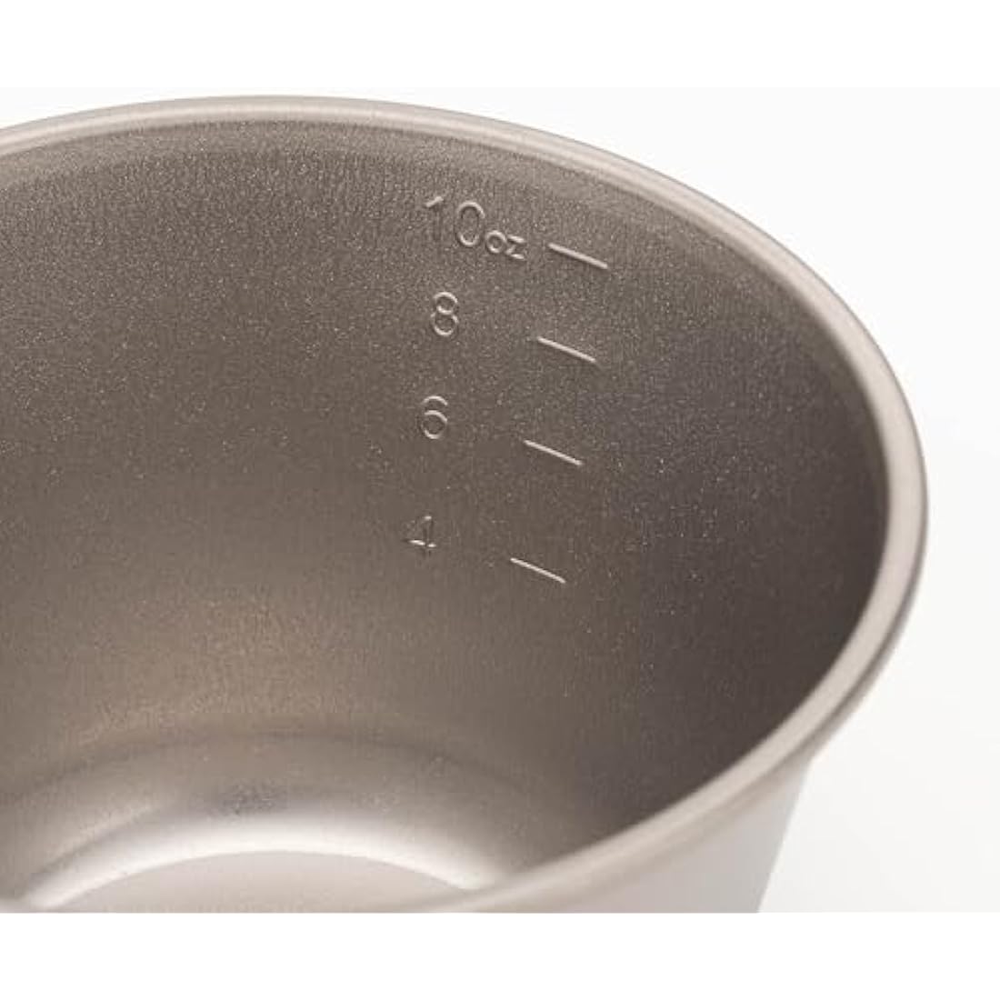 Snow Peak Titanium Backpackers Cup, Silver, 322ml, Ultralight Japanese Made Stackable Cup for Eating, Drinking, Cooking and Measuring for Camping & Outdoors