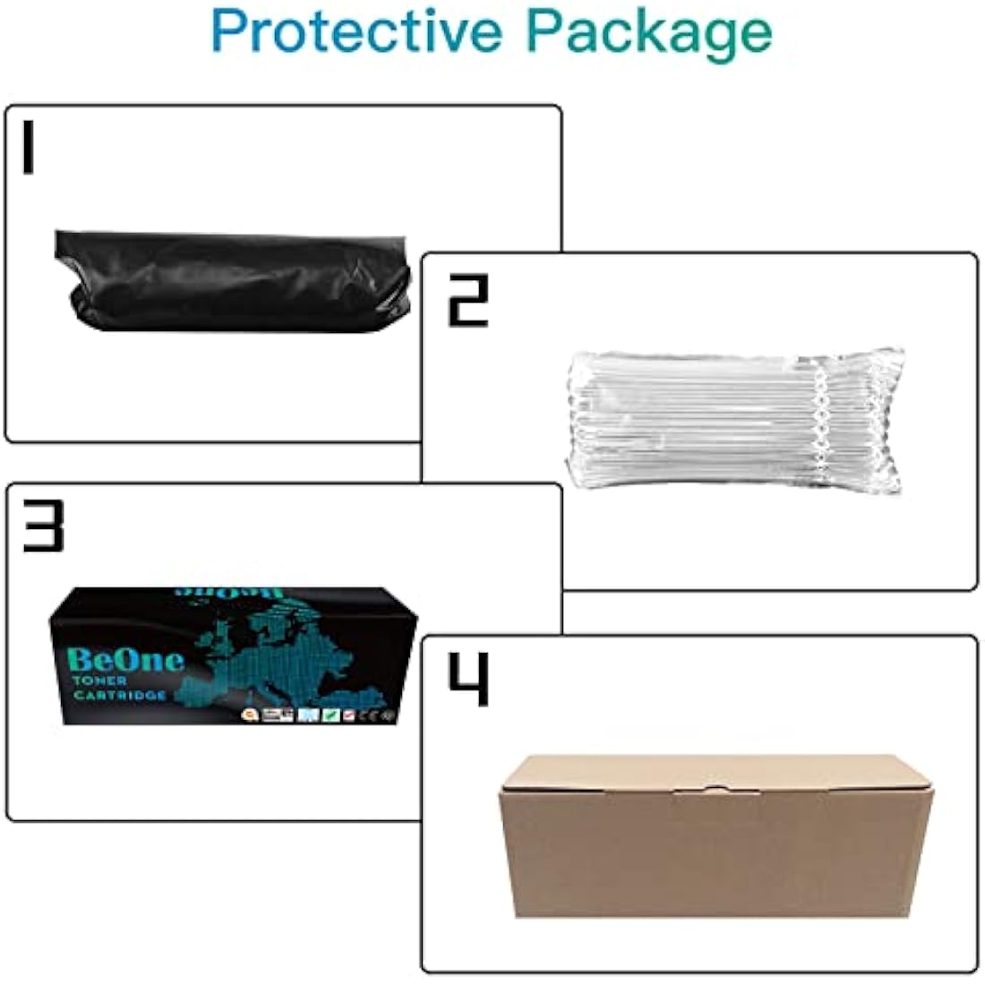 BeOne 4X 126A CE310A CE311A CE312A CE313A 130A CF350A Toner Cartridges Compatible for Laserjet Pro 100 Color MFP M175 M175A M175nw M176 M176FN M177 M177FW M275 M275NW CP1020 CP1025 CP1025nw (BK/C/M/Y)