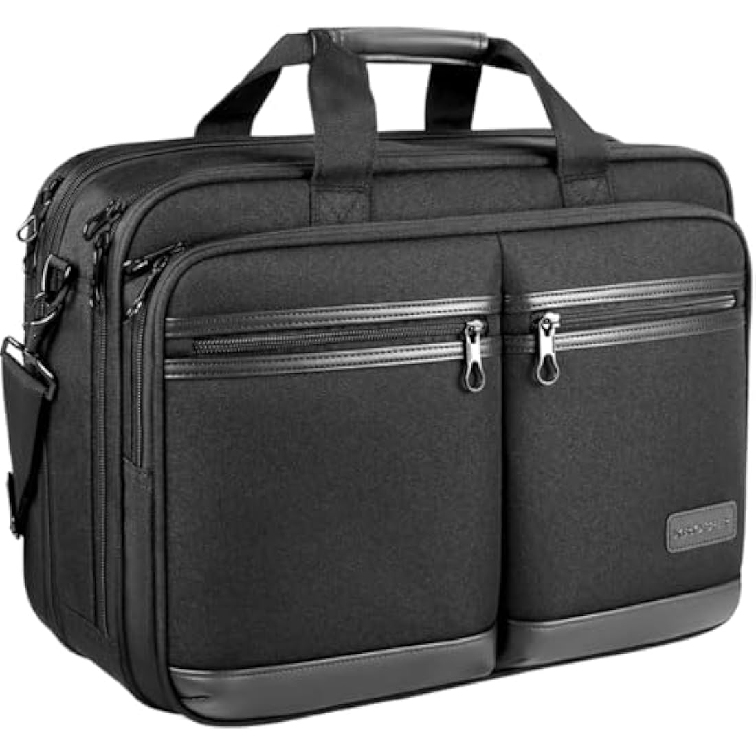 KROSER Laptop Bag Stylish Laptop Briefcase Fits Up to 17.3 Inch Expandable Water-Repellent Shoulder Messenger Bag Computer Bag with RFID Pockets for Business/Travel/School/College