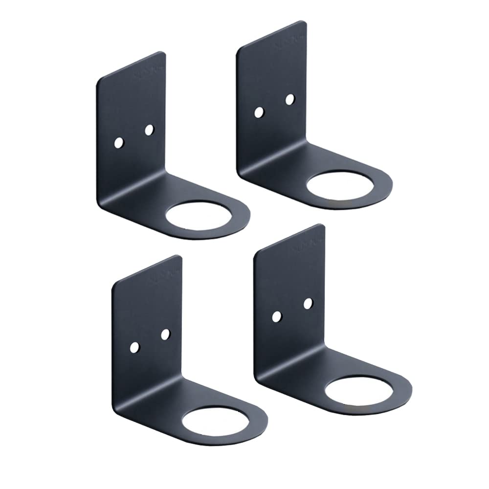 BiJun Wall Mounted Soap Dispenser, Hand Wash Dispenser, Shampoo and Conditioner Dispenser Wall Mounted Bathroom Holder Stand Hanging Rack Shampoo