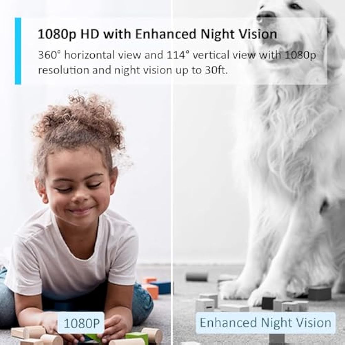 Tapo C200 1080p Pan/Tilt Indoor Camera, Baby Monitoring, Motion Detection, Customizable Privacy Mode, 2-Way Audio, Night Vision, Cloud and Local Storage, Works With Alexa and Google, No Monthly Fee