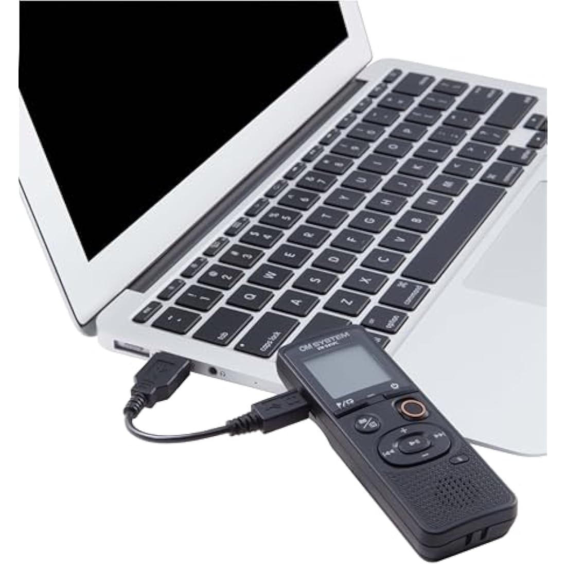 OM SYSTEM VN-541 PC (Successor Olympus VN-541 PC) Digital Voice Recorder with Omnidirectional Microphone, One-Touch Recording, Noise Cancellation & 4 GB Memory
