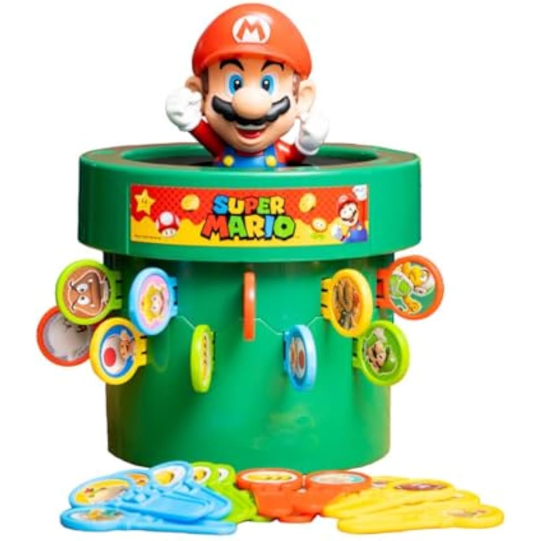 TOMY Pop Up Super Mario Board Game, 2-4 Players | Boys & Girls Aged 4+ | Family & Preschool