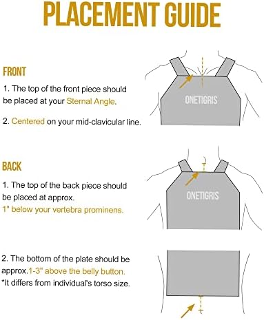OneTigris PLPC Plate Carrier - Airsoft Tactical Vest - Advanced Version - 500D Nylon Military Combat Vest for Paintball Wargame CS Outdoor