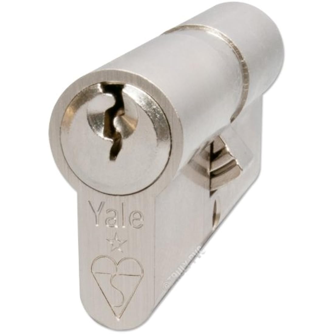 Yale KM3030-NP - KM Superior 1 Star Euro Cylinder Lock - 30/30 (70mm) / 30:10:30 - Nickel Finish - High Security