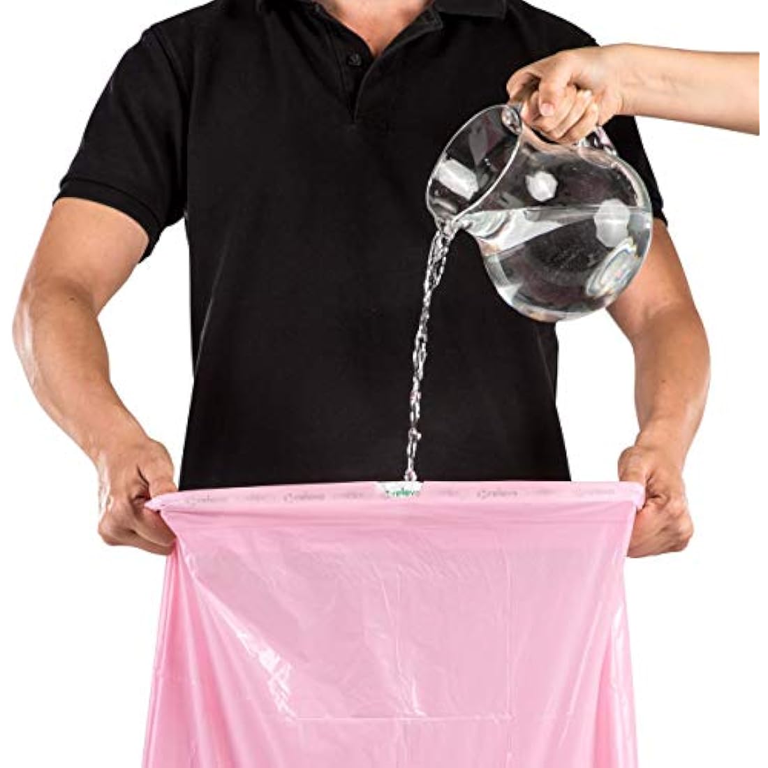 Relevo 30 Litre Scented Bin Liners – Pink Bin Bags. Made from 100% Recycled Material. Dimensions: 55 cm x 60 cm. Includes 45 units.