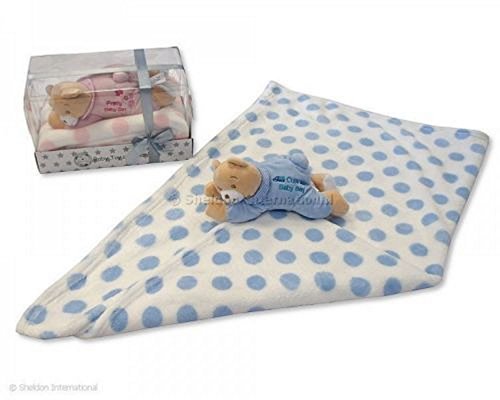 Coverage Baby with Teddy in Box Blue - GP-25-0717