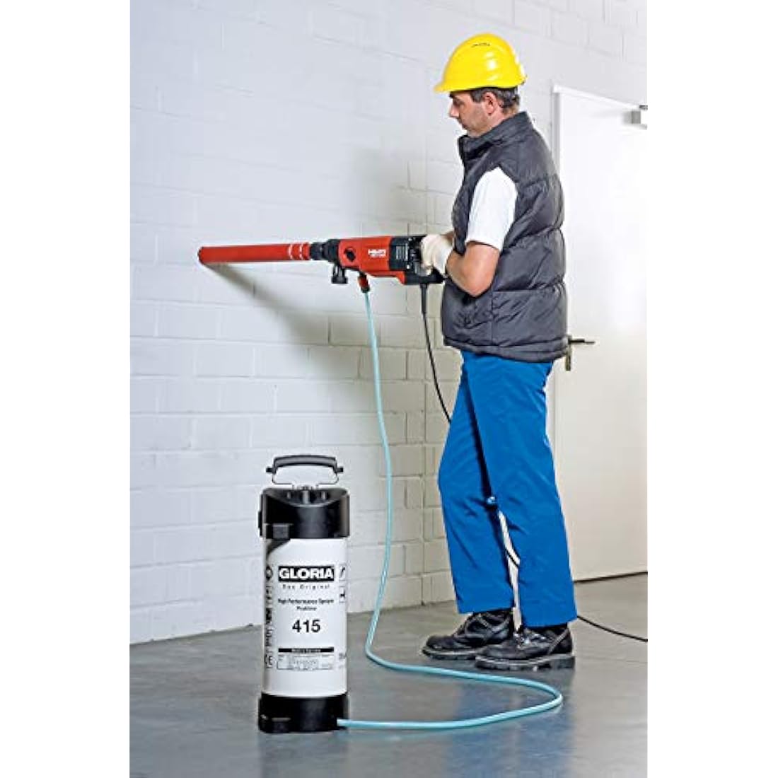Gloria "Type 415" Water Feeding Device, White/Black, 23x22x66 cm