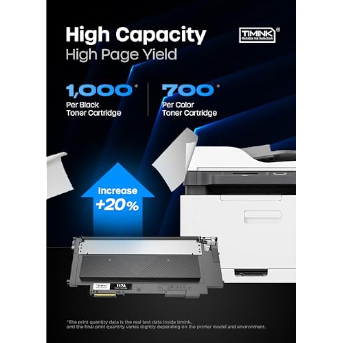 Timink 117A Toner Cartridges Replacement for HP 117A W2070A W2071A W2072A W2073A Compatible with Color Laser MFP 150nw 179fnw 179fwg 178nw 178nwg 150a 150w (Black Cyan Magenta Yellow, 4-Pack)