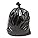 Relevo 150L Heavy Duty Bin Bags, Bin Liners, Black Bin Bags with A 100kg Weight Resistance, 100% Recycled, Water Resistant Rubble Sacks Heavy Duty