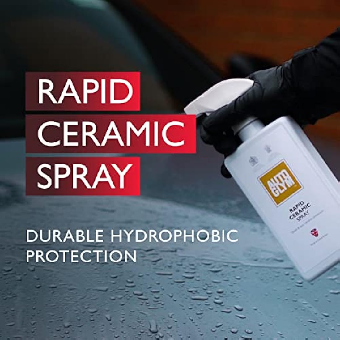 Autoglym Luxury Bodywork And Wheels Collection, 6pc Car Cleaning Kit, Car Cleaning Gift Set, Black