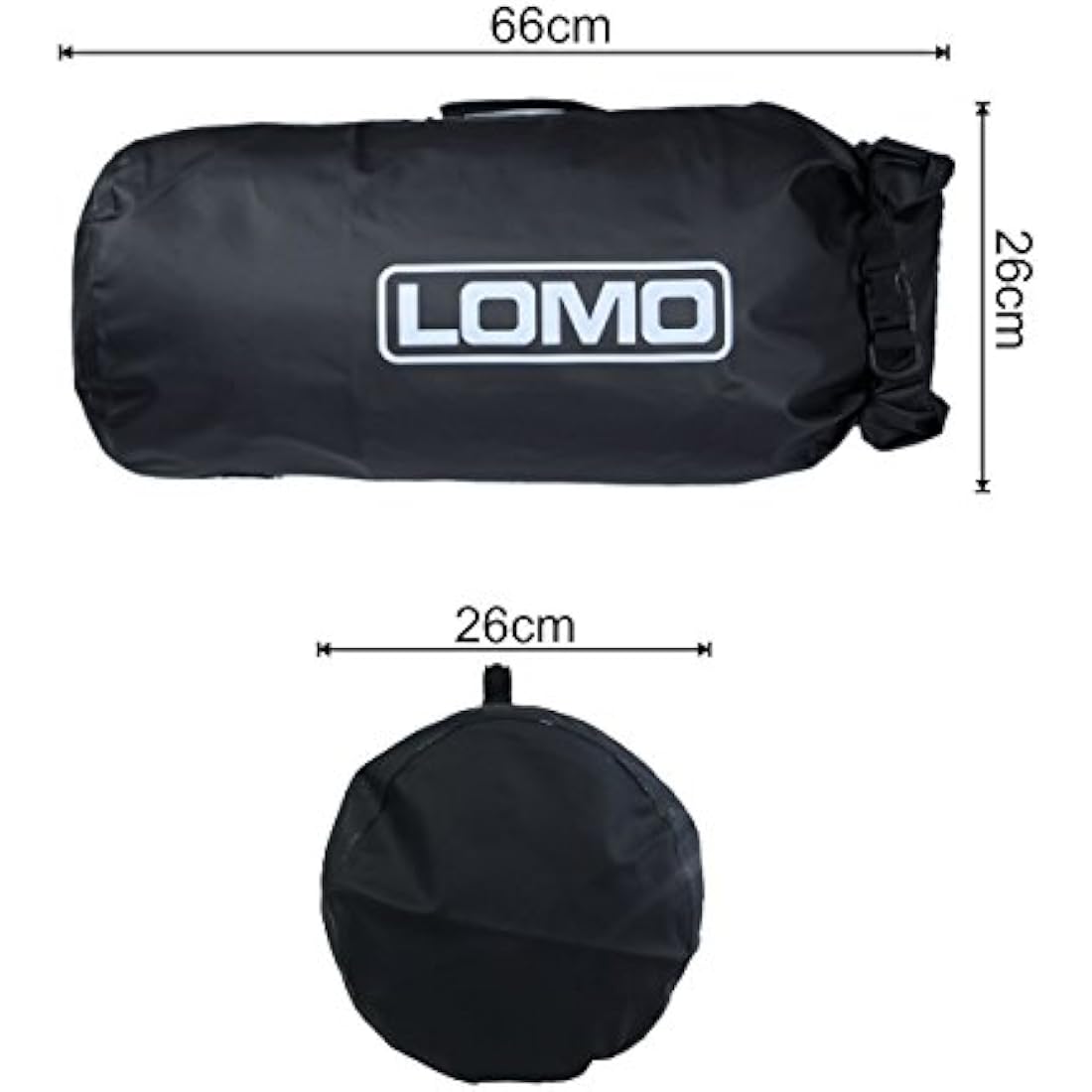 Lomo 40L Rolltop Motorbike Waterproof Drybag Bungee Loops