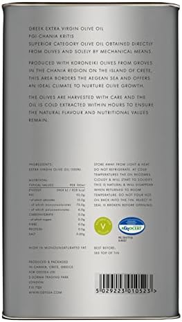 Odysea Greek Extra Virgin Olive Oil PGI Chania, 3 l (Pack of 1)