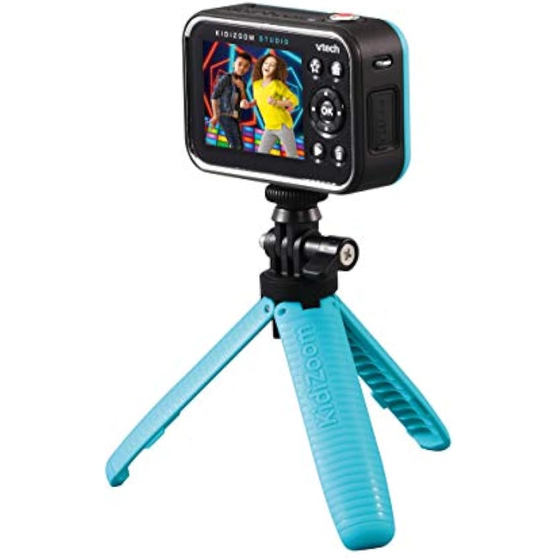 VTech KidiZoom Studio (Blue), Video Camera for Children with Fun Games, Kids Digital Camera with Special Effects, Rechargeable Battery, for Boys & Girls from 5 Years +, English Version