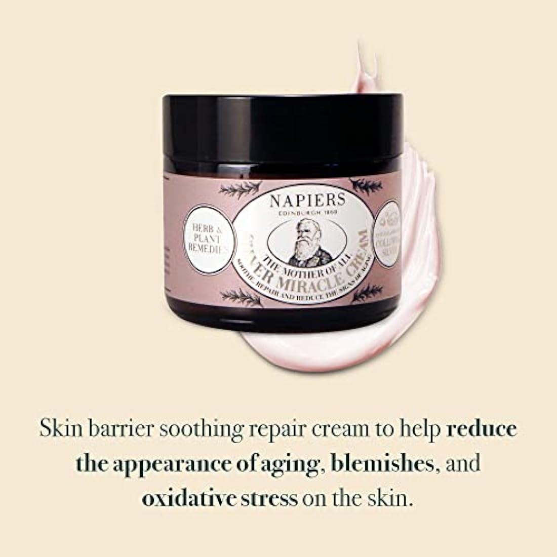 Napiers Mother of All Silver Miracle Cream with Colloidal Silver - Reduces Fine Lines & Blemishes - 60ML