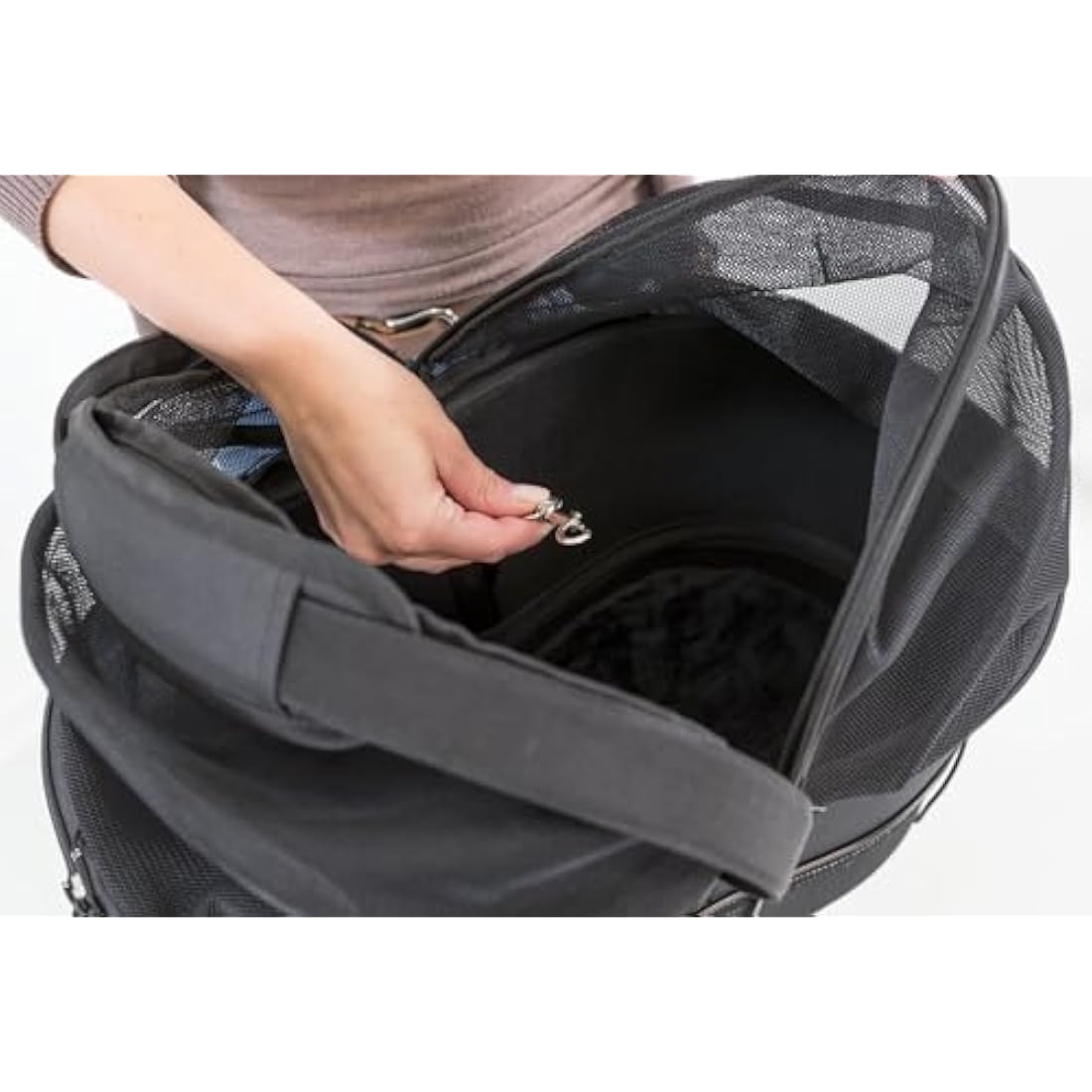 Trixie Bicycle bag, 48 × 29 × 42cm, Black