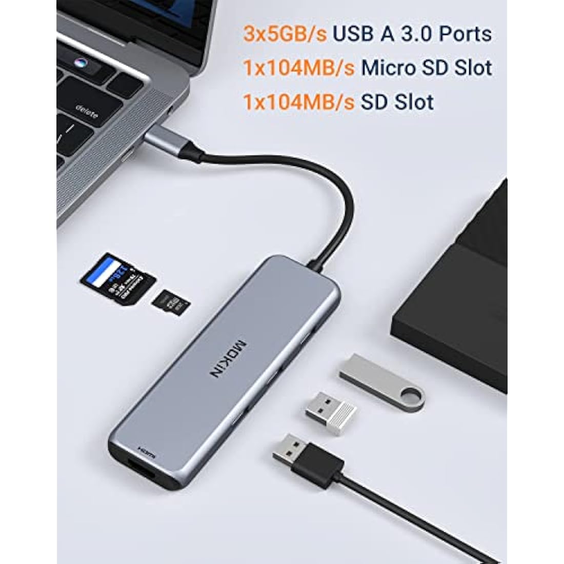 USB C Docking Station Dual DisplayPort, 9 in 1 Laptop Docking Station Dual Monitor Adapter USB C Hub with 2 DP, HDMI, 3 USB 3.0, PD 100W, SD&TF for Dell/HP/MacBook/Surface