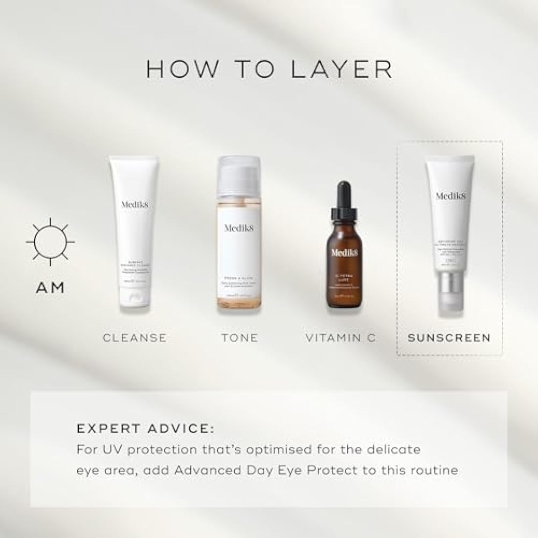 Medik8 Advance Day Ultimate Protect - SPF 50+ Age-Defying Moisturiser with Photolyase SPF 50+ PA++++ - Hydrating & Non-Greasy UV Protection - With Age-Defying DNA Repair Enzymes - 50ml