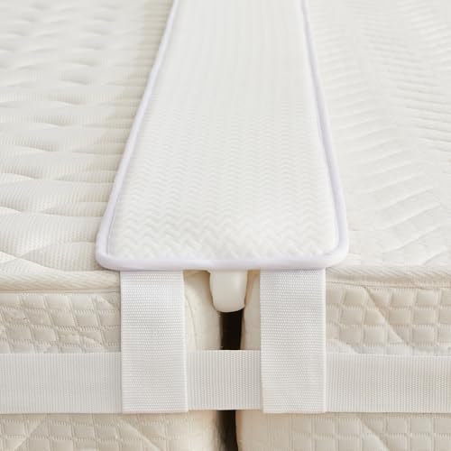 Qucover Bed Bridge Twin to King Converter Kit, Gap Filler Kit with Memory Foam, Comfortable Mattress Connector for Guest and Hotel, 200x20x8cm