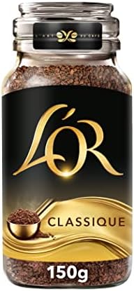 L'OR Classique Instant Coffee 150g (Pack of 6 Jars, Total of 900g) (Packing may Vary).