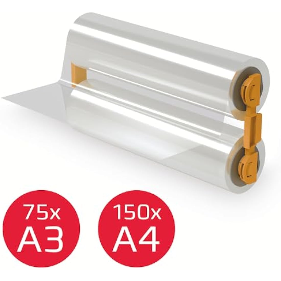 GBC Foton 30 Refill Lamination Roll For Refillable Cartridge, 125 Micron, Laminates Up To 150 x A4 Sheets, Gloss Finish, Easy-Load, 4410028