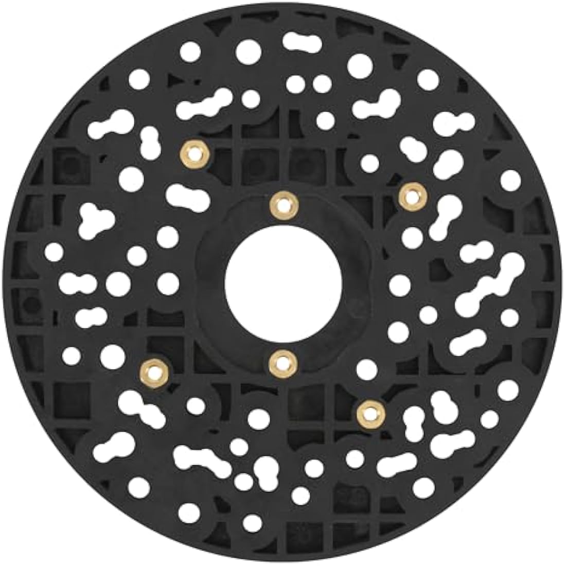 Trend Large Universal Plunge Router Sub-Base, 180mm, Enhanced Compatibility for 1/2 Inch Plunge Routers, UNIBASE/180