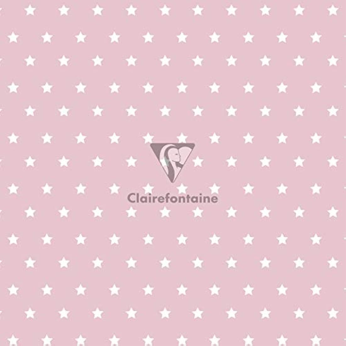Clairefontaine 201965AMZC - A Box of 10 Rolls of Gift Wrapping Paper - Excellia 80g Paper - Dimensions: 5x0.70m - Pattern: Christmas, Pink, Gold, Fir Trees, Deer, Stars - Gift Wrapped