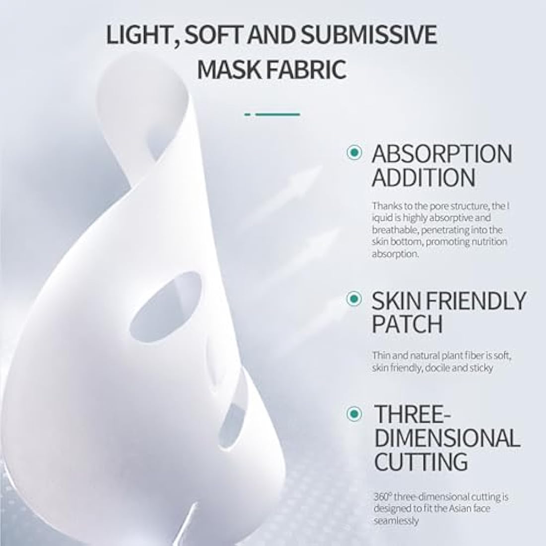 DEleventh Korean Brand Lactobionic Acid Facial Mask 30ml×10pcs / Post-Makeup Deep Cleansing, Shrink Pores, Moisturize, Exfoliate and Rejuvenate Skin for a Smooth, Hydrated, and Radiant Complexion